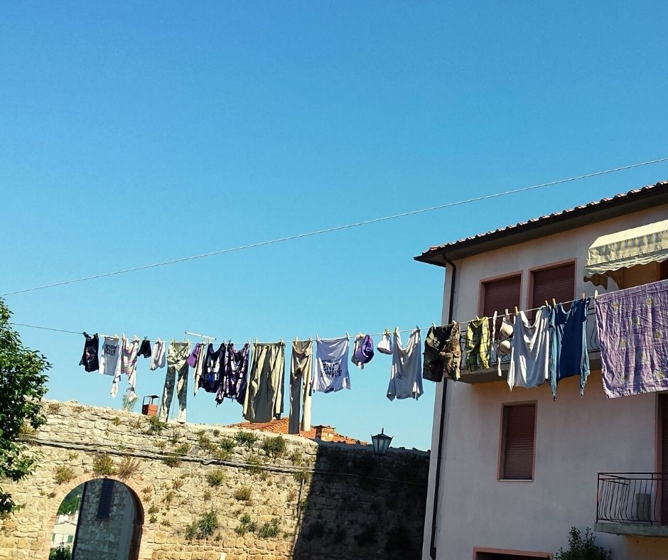 Laundry in the sun