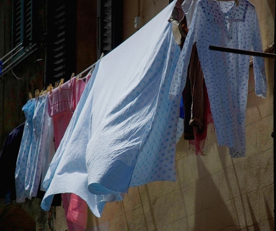 Laundry in the sun
