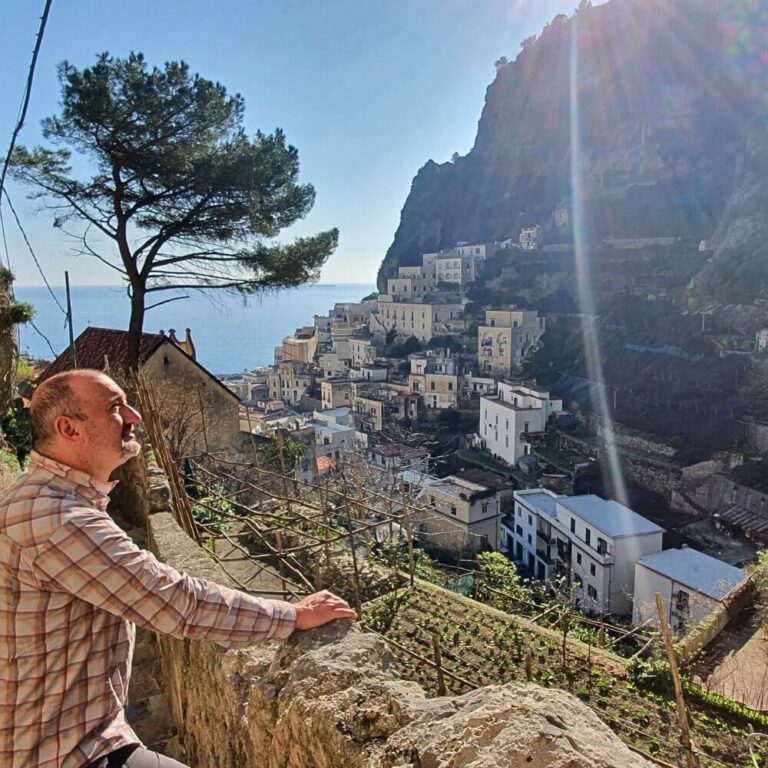 last view of the Amalfi Coast before leaving