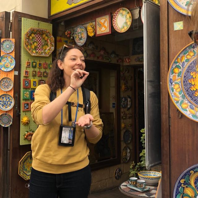 Laura di Fede our guide in Sicily